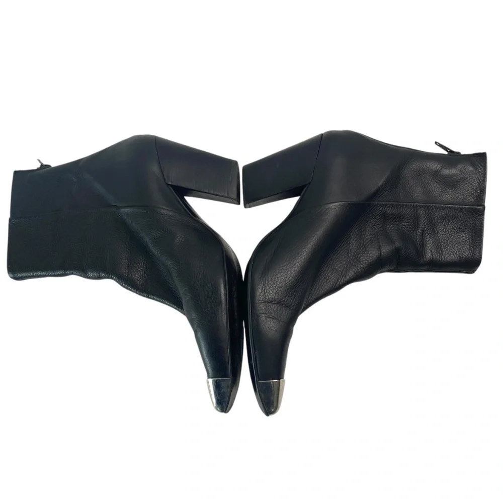 FREE PEOPLE x Ferylrobin Ride or Fly Short Boots Modern Western in Black Size 39